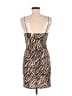 ASOS Animal Print Tan Cocktail Dress Size 6 - photo 2
