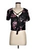 Mudd 100% Rayon Black Short Sleeve Top Size M - photo 1