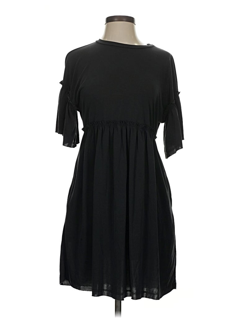 Pre-owned Moa Moa Casual Dress In Black