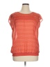 Outback Red 100% Polyester Orange Short Sleeve Blouse Size XL - photo 1