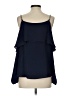 MICHAEL Michael Kors Blue Sleeveless Blouse Size S - photo 2