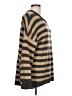 NY Collection 100% Acrylic Stripes Brown Pullover Sweater Size L - photo 4