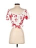 Moodie Red Short Sleeve Blouse Size S - photo 2