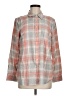 Talbots Plaid Orange Long Sleeve Button-Down Shirt Size M - photo 1