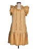 Unbranded 100% Polyester Tan Casual Dress Size M - photo 1
