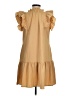 Unbranded 100% Polyester Tan Casual Dress Size M - photo 2