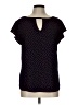Papermoon Polka Dots Blue Short Sleeve Blouse Size L (estimated) - photo 1