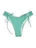 Cupshe Stripes Green Swimsuit Bottoms Size M - photo 1