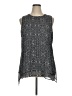 Fever 100% Polyester Black Sleeveless Blouse Size XL - photo 1