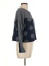 Anthropologie Polka Dots Gray Pullover Sweater Size L - photo 4