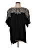Roaman's 100% Rayon Black 3/4 Sleeve Blouse Size 4 - photo 1