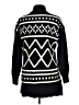 Elie Tahari Print Black Pullover Sweater Size L (estimated) - photo 2