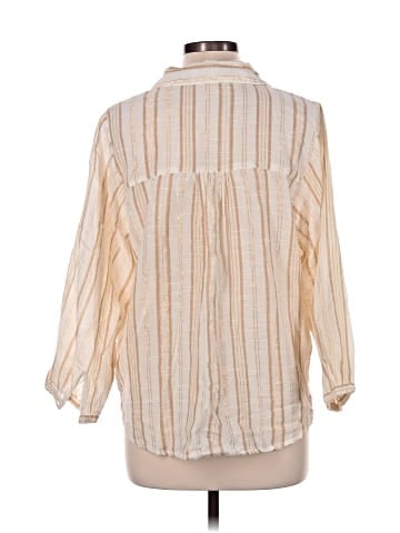 Cato 3/4 Sleeve Button-Down Shirt (view 2)