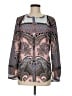 Talbots 100% Polyester Paisley Pink Long Sleeve Blouse Size M - photo 1