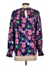 Sugarlips 100% Polyester Blue Long Sleeve Blouse Size XS - photo 2