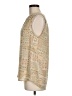 Saint Tropez West 100% Polyester Tan Sleeveless Blouse Size M - photo 5