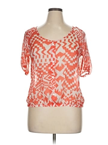 Dots Short Sleeve Blouse (view 1)