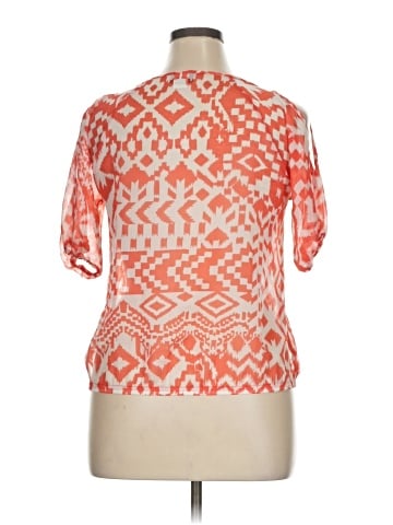 Dots Short Sleeve Blouse (view 2)