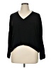 Zara 100% Viscose Black Long Sleeve Blouse Size XL - photo 1