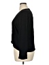 Zara 100% Viscose Black Long Sleeve Blouse Size XL - photo 5