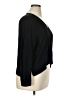 Zara 100% Viscose Black Long Sleeve Blouse Size XL - photo 4