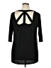 AUW Black 3/4 Sleeve Top Size 1X - photo 2