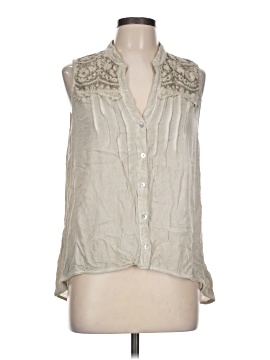 Black Swan Sleeveless Button Down Shirt