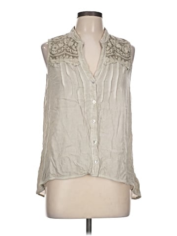 Black Swan Sleeveless Button-Down Shirt (view 1)