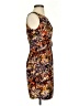 Mystic Print Brown Cocktail Dress Size S (estimated) - photo 4