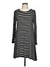 Old Navy Stripes Black Casual Dress Size L - photo 1