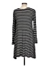 Old Navy Stripes Black Casual Dress Size L - photo 2