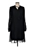 DKNY 100% Polyester Black Casual Dress Size 6 - photo 1