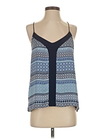 fleur bleue Sleeveless Blouse (view 1)