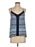 fleur bleue Blue Sleeveless Blouse Size S - photo 1