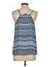fleur bleue Blue Sleeveless Blouse Size S - photo 2