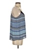fleur bleue Blue Sleeveless Blouse Size S - photo 4