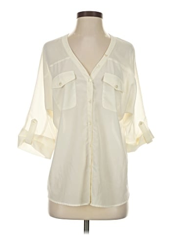 Black Rainn 3/4 Sleeve Blouse (view 1)