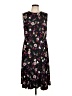 Escada Floral Black Casual Dress Size EU 42 / US 12 - photo 1