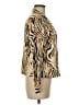 Evan Picone Animal Print Gold Long Sleeve Blouse Size M - photo 4