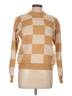 Unbranded Checkered-gingham Tan Pullover Sweater Size M (estimated) - photo 1