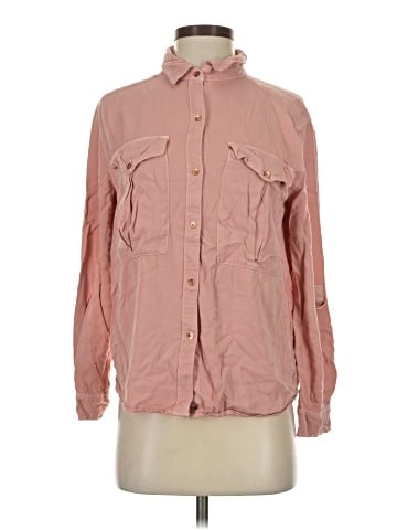 CALVIN KLEIN JEANS Long Sleeve Button-Down Shirt (view 1)