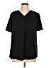 Assorted Brands Black Short Sleeve Blouse Size L - photo 1
