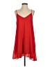The Impeccable Pig 100% Polyester Solid Red Casual Dress Size S - photo 1