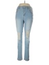 Shein Curve Hearts Blue Jeans Size 30 waist - photo 1