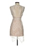 Lush 100% Nylon Ivory Cocktail Dress Size S - photo 2