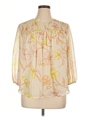 Evri 3/4 Sleeve Blouse (view 1)