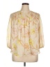 Evri 100% Polyester Ivory 3/4 Sleeve Blouse Size 0X - photo 1