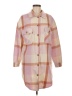 No Comment 100% Polyester Pink Coat Size M - photo 1