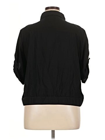 DKNY 3/4 Sleeve Button-Down Shirt (view 2)