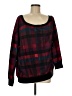 Torrid Plaid Burgundy Pullover Sweater Size Med Plus (00) - photo 1